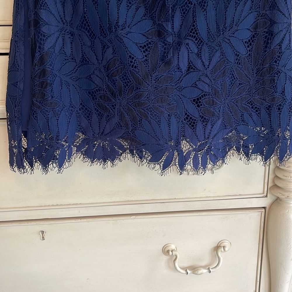 Lilly Pulitzer Jackelin Romper Navy Lace size 2 - Picture 7 of 10